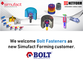Bolt Bağlantı Elemanları, Simufact Forming'i seçti.