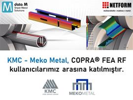 KMC Kayseri Metal Center, COPRA® FEA RF yazılımını seçti.