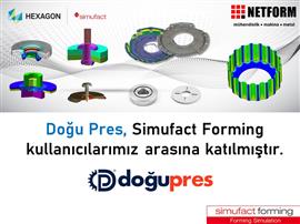 Doğu Pres, Simufact Forming'i seçti.