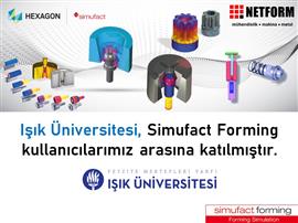 Işık Üniversitesi, Simufact Forming'i seçti.