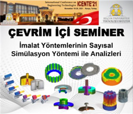 Selçuk Üniversitesi ICENTE - Çevrimiçi seminer