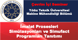 Yıldız Teknik Üniversitesi - Çevrimiçi seminer