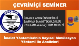 İstanbul Aydın Üniversitesi SSTUAM - Çevrimiçi seminer
