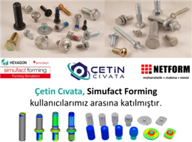 Çetin Cıvata Simufact Forming'i seçti.
