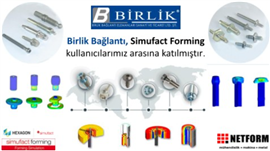Birlik Bağlantı Simufact Forming'i tercih etti.