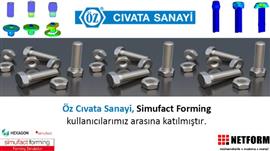Öz Cıvata Simufact Forming'i tercih etti.
